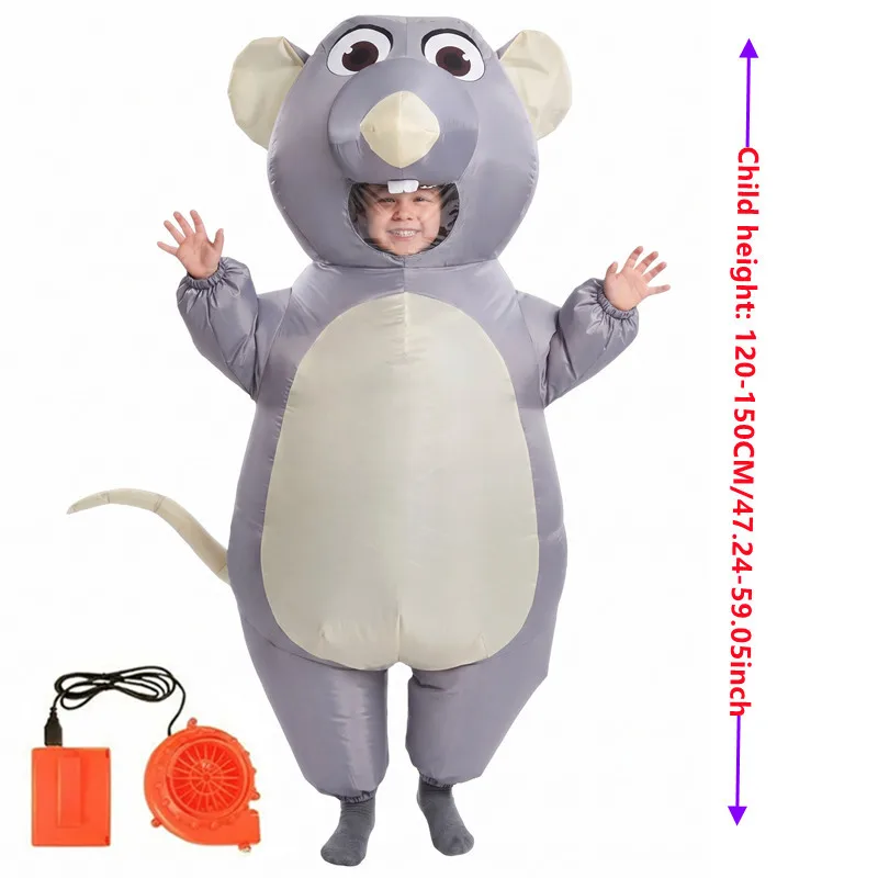 Fantasia de Rato Cinza Infláve - Party Games For Adults And Kids avaliação e preço