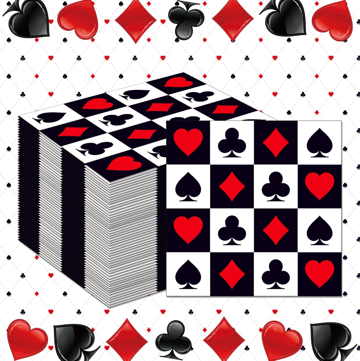 20/40/60/80 pçs casino tema po - Party Games Night avaliação e preço