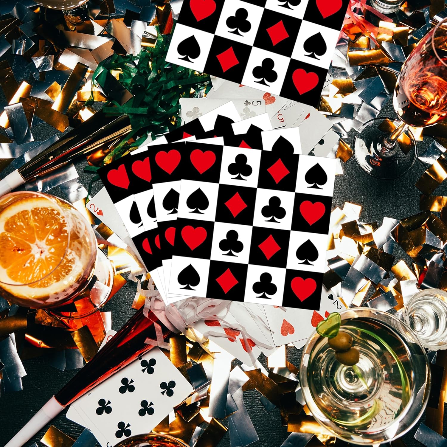 20/40/60/80 pçs casino tema po - Party Games Night avaliação e preço