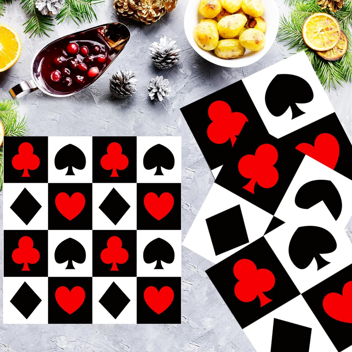 20/40/60/80 pçs casino tema po - Party Games Night avaliação e preço
